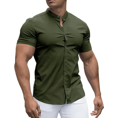 Owen Clarke Button-Up Shirt - Green - view 1