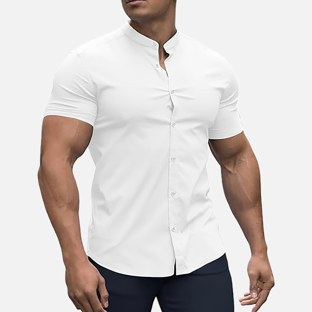 Owen Clarke Button-Up Shirt - White - view 1