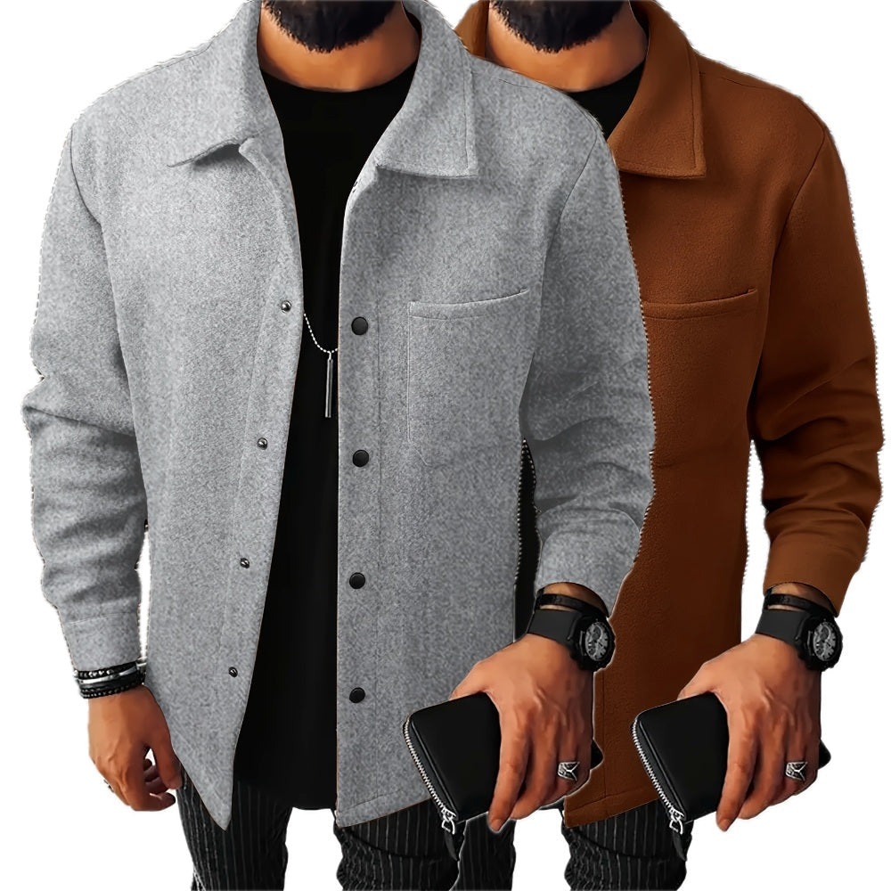 Parker Lewis Collared Jacket - Grey - view 2