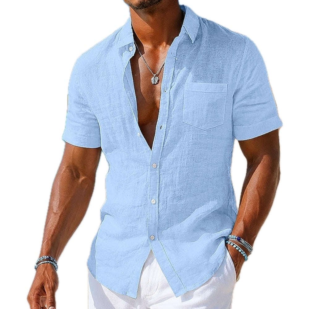 Pascal Henry Ross Shirt - Blue - view 1