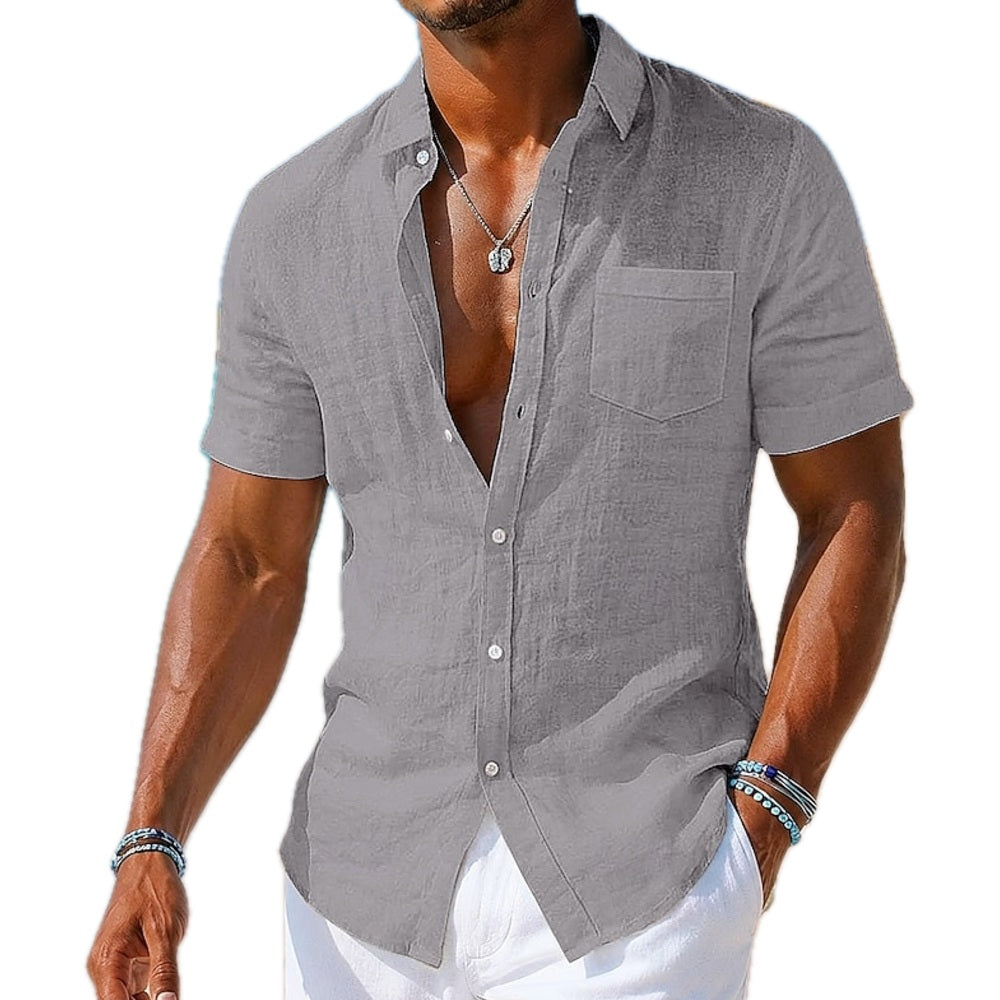 Pascal Henry Ross Shirt - Grey - view 1