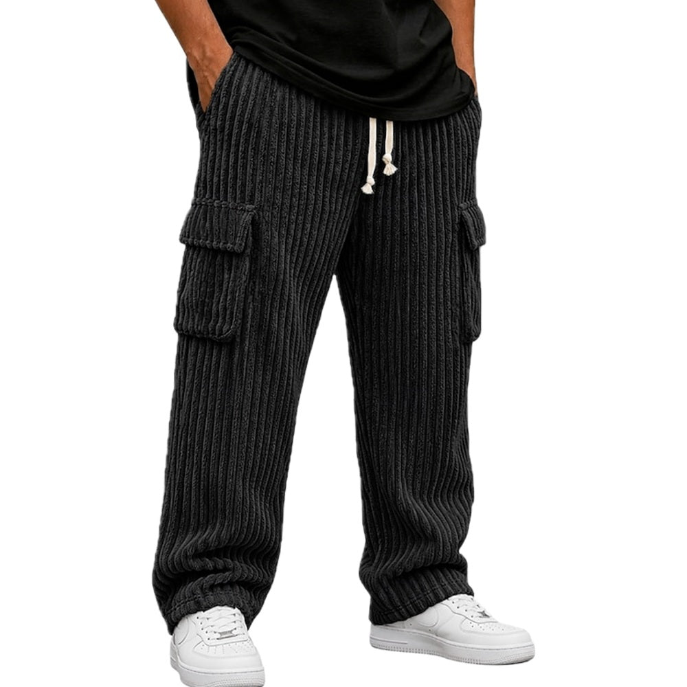 Pierce Hart Cargo Pants - Black - view 1