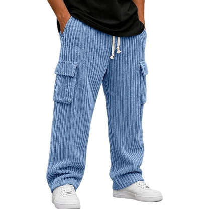 Pierce Hart Cargo Pants - Blue - view 1