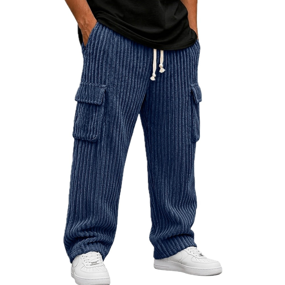 Pierce Hart Cargo Pants - Navy - view 1