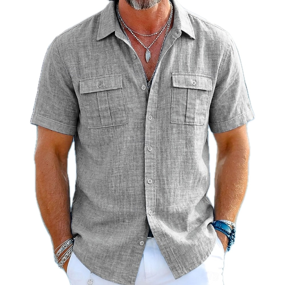 Pierce Lane Pocket Shirt - Grey - view 1