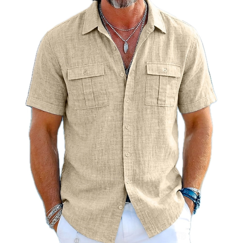 Pierce Lane Pocket Shirt - Khaki - view 1