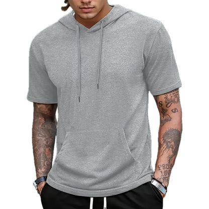 Pierce Madden Hooded Tee - Grey - view 1