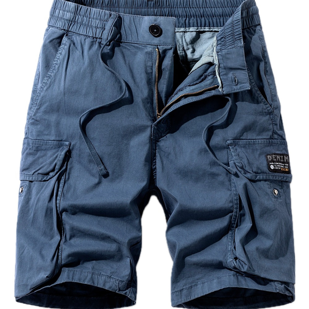 Piers Emmanuel Cargo Shorts - Blue - view 1