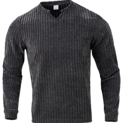 Piers Morgan Two-Tone Henley - Grey - view 1