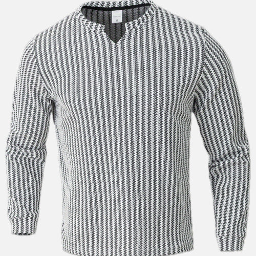 Piers Morgan Two-Tone Henley - White - view 1