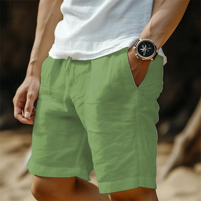Lorenzo Linen Shorts