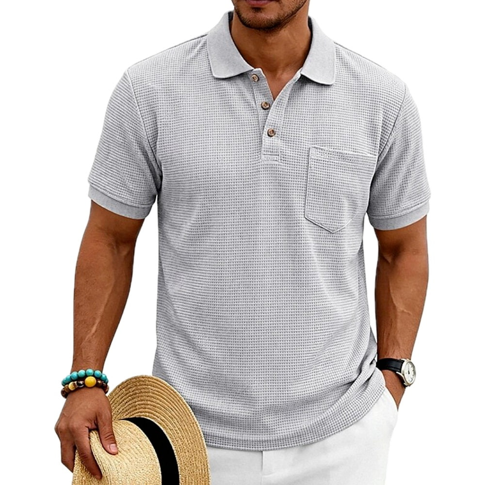 Quentin Blake Pocket Polo - Grey - view 1