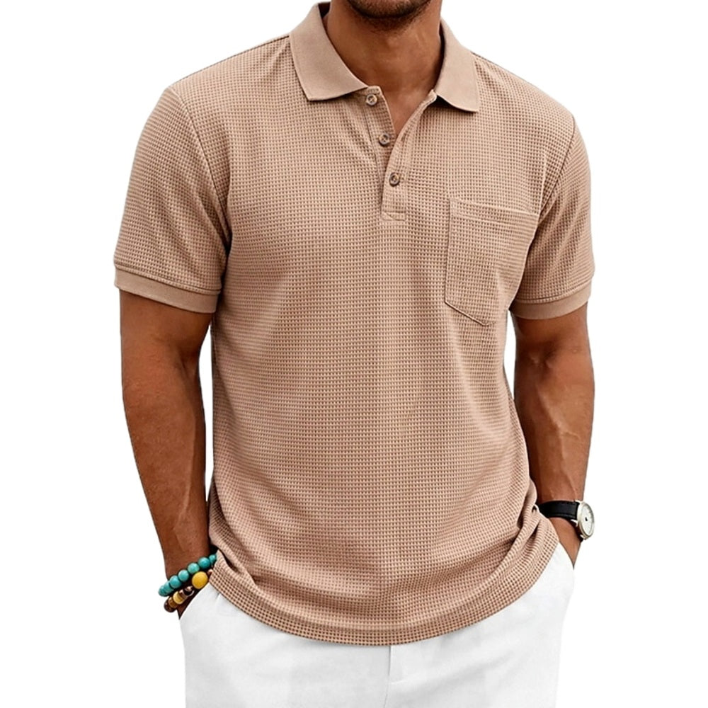 Quentin Blake Pocket Polo - Khaki - view 1