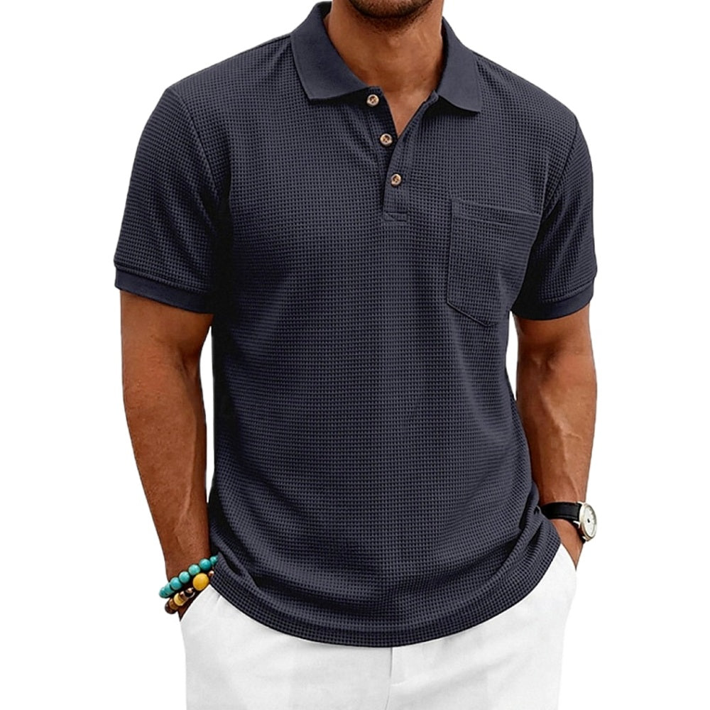 Quentin Blake Pocket Polo - Navy - view 1