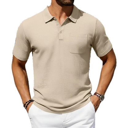 Quentin Hayes Lightweight Polo - Khaki - view 1