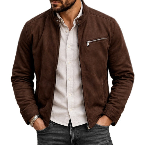 Quentin Vale Zip Jacket - Brown - view 1