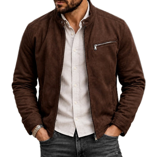Quentin Vale Zip Jacket - Brown - view 1