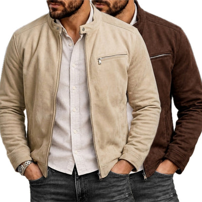Quentin Vale Zip Jacket - Brown - view 2