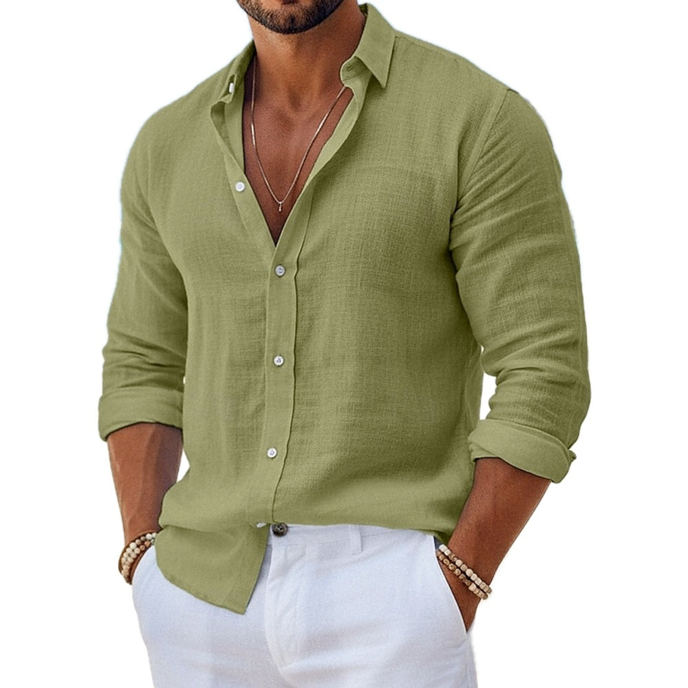 Quinlan David Beau Shirt - Green - view 1