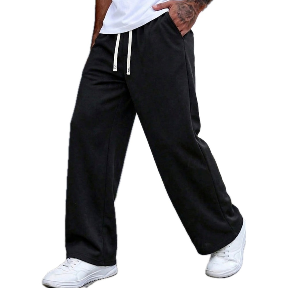 Rafferty Cole Wide-Leg Joggers - Black - view 1