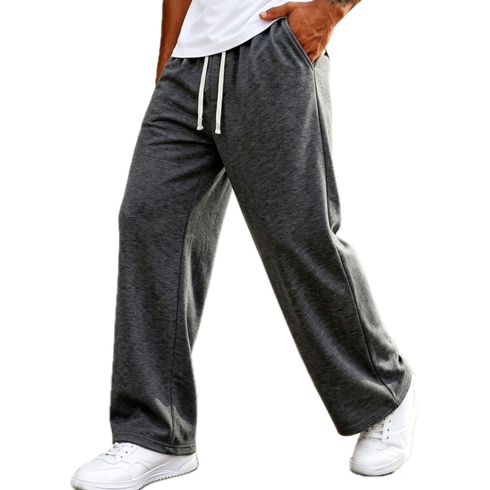 Rafferty Cole Wide-Leg Joggers - Grey - view 1