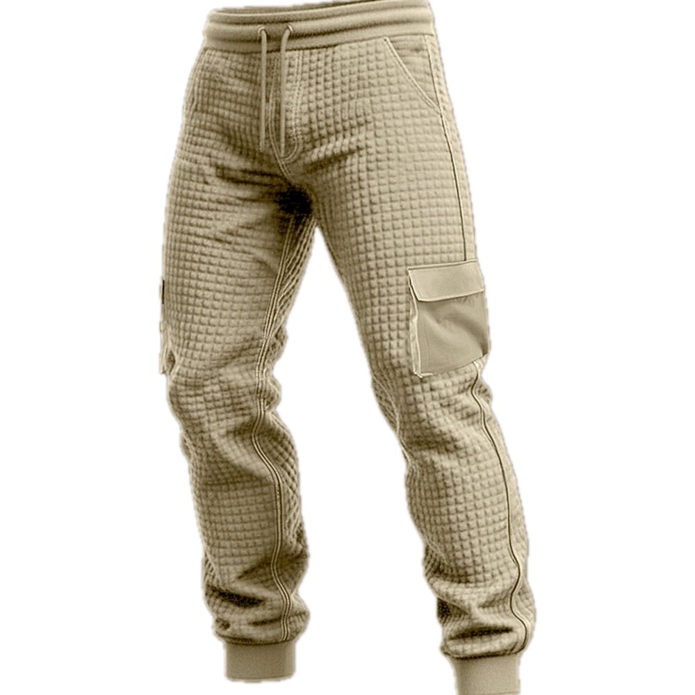 Reid Lawson Waffle Joggers - Khaki - view 1