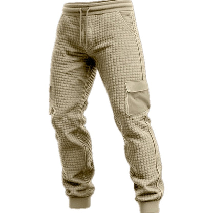 Reid Lawson Waffle Joggers - Khaki - view 1