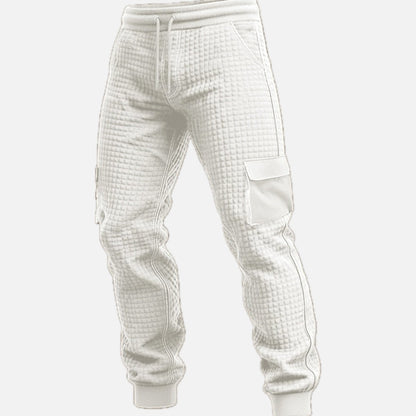 Reid Lawson Waffle Joggers - White - view 1