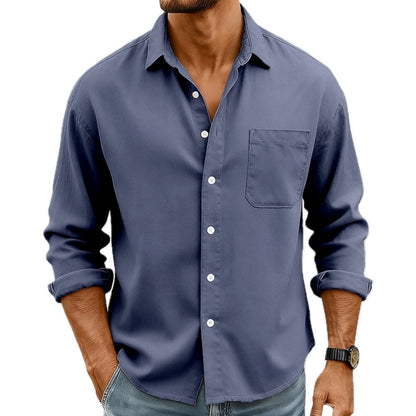 Reid Nolan Pocket Shirt - Royal Blue - view 1