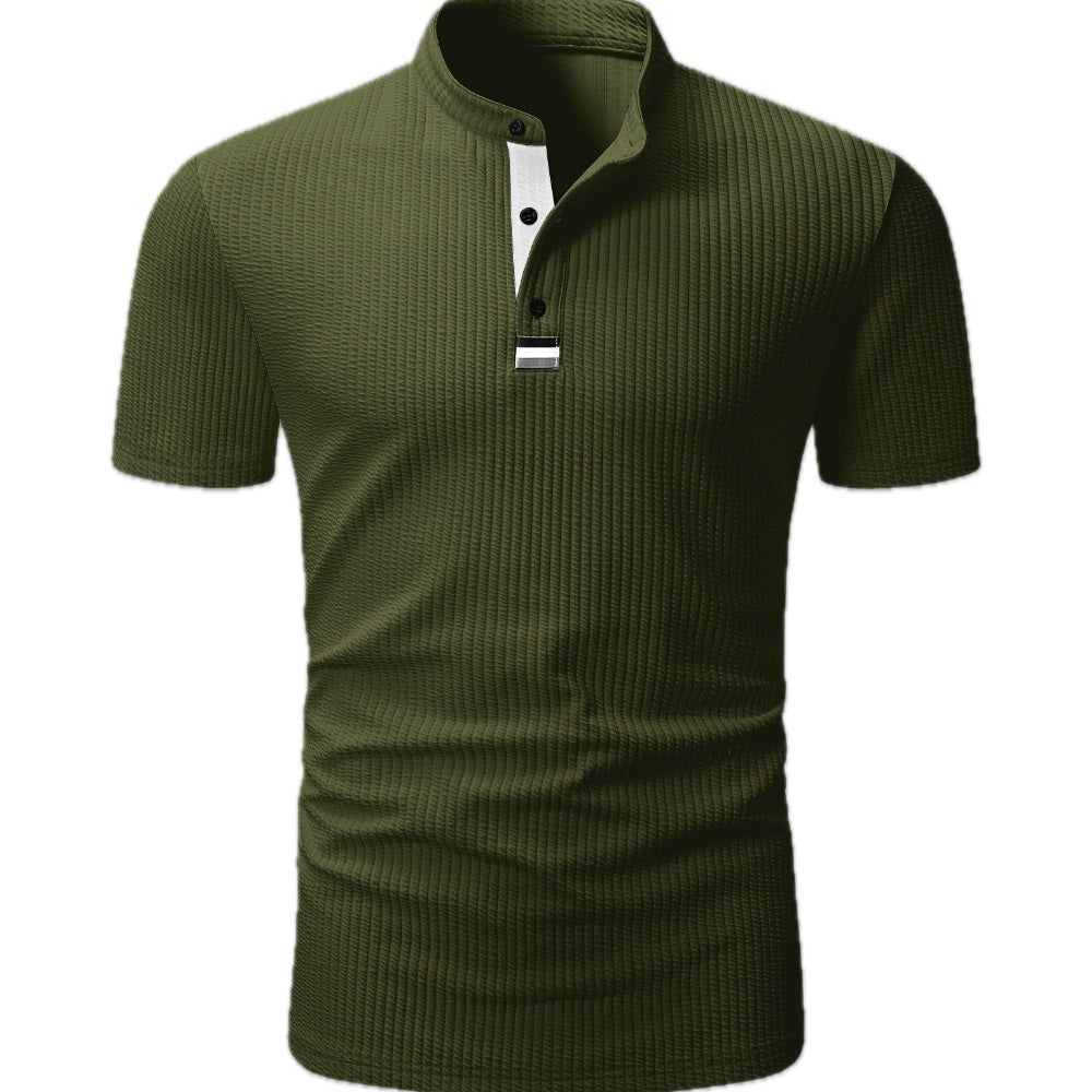 Rhett Mason Striped Shirt - Olive - view 1
