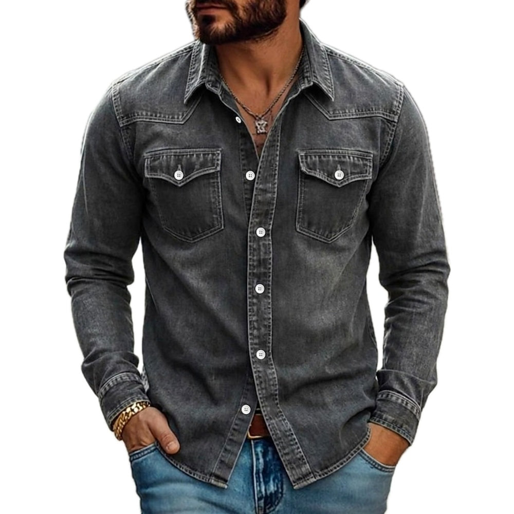 Ronan Finch Western Shirt - Black - view 1