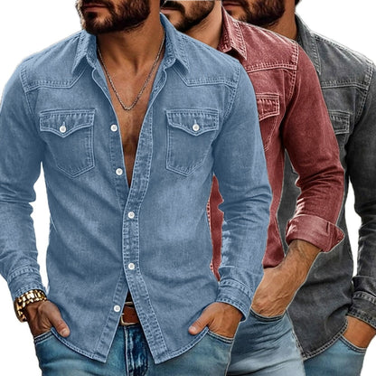 Ronan Finch Western Shirt - Blue - view 2