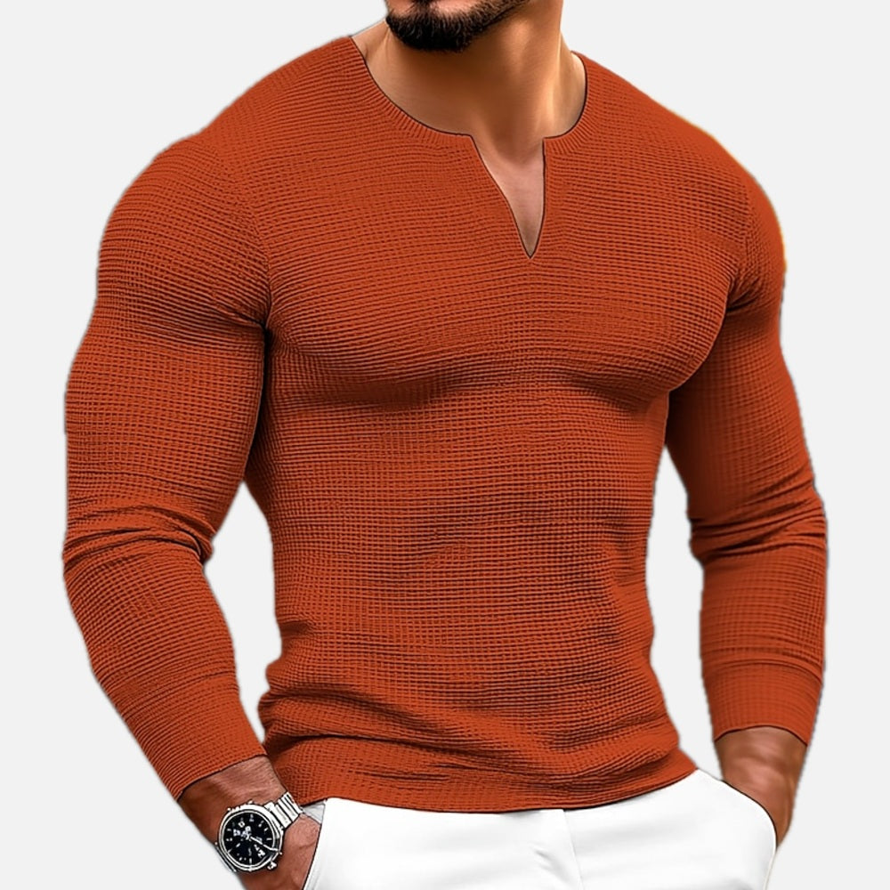 Ronan Foster V-Neck Tee - White - view 2