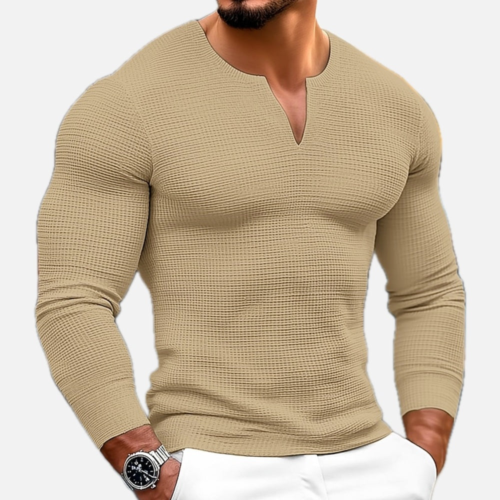 Ronan Foster V-Neck Tee - White - view 3