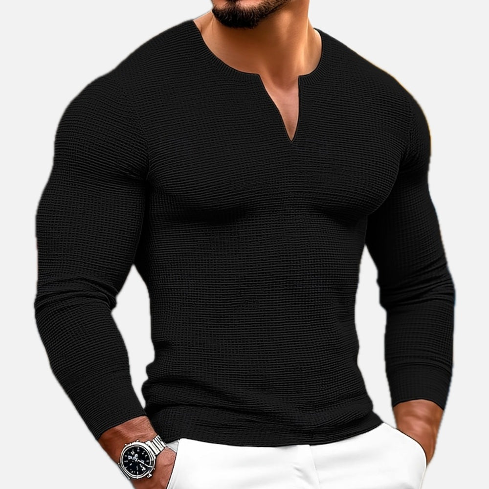 Ronan Foster V-Neck Tee - White - view 5