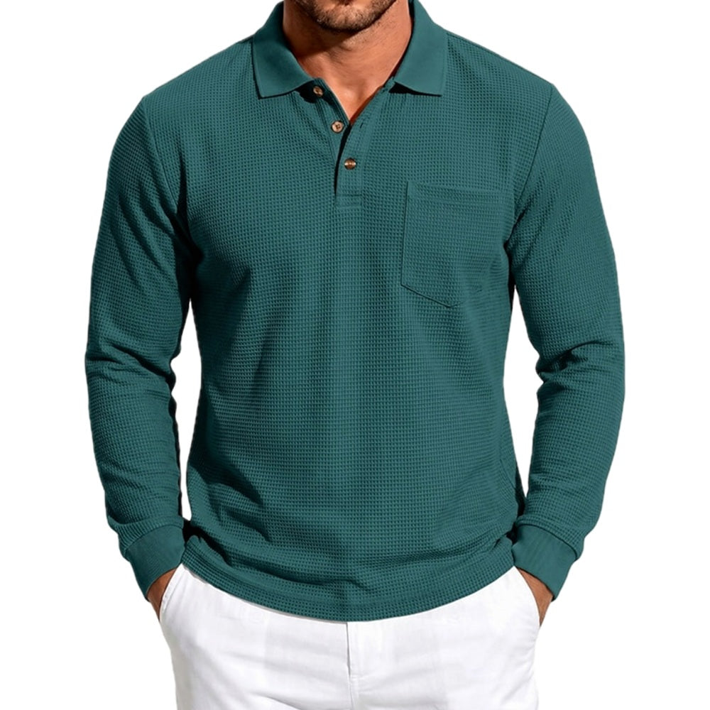 Ronan Hale Pocket Polo - Green - view 1