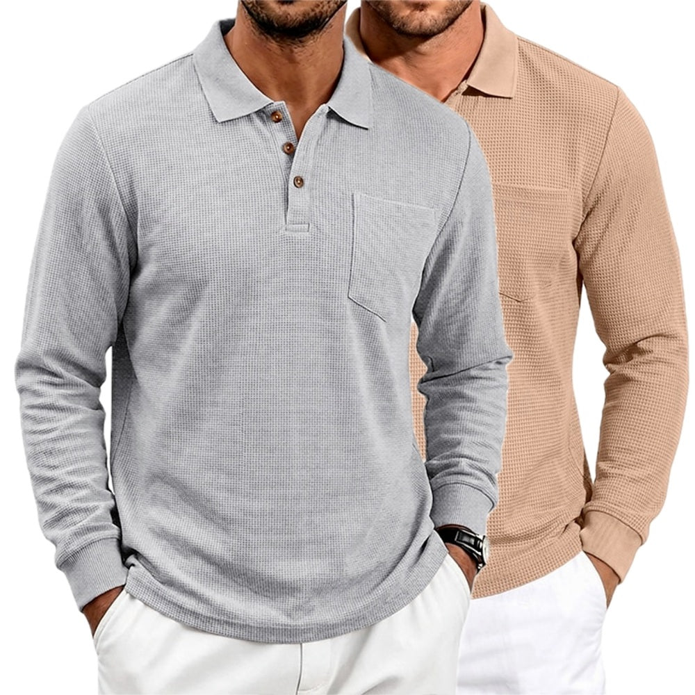Ronan Hale Pocket Polo - Grey - view 2