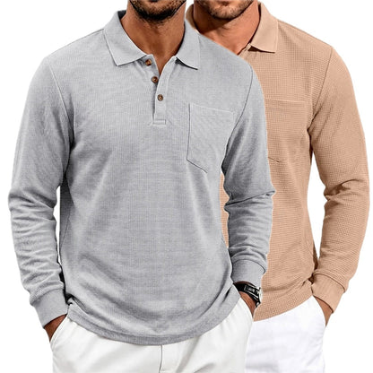Ronan Hale Pocket Polo - Grey - view 2