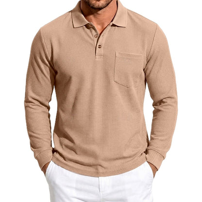 Ronan Hale Pocket Polo - Khaki - view 1