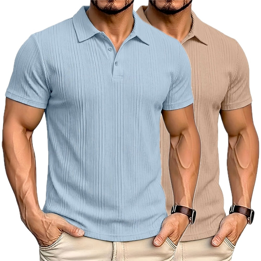Ronan Pierce Classic Polo - Blue - view 2