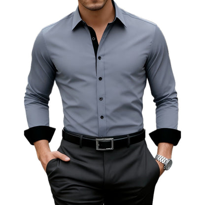Rory Ellis Color-Block Shirt - Grey - view 1