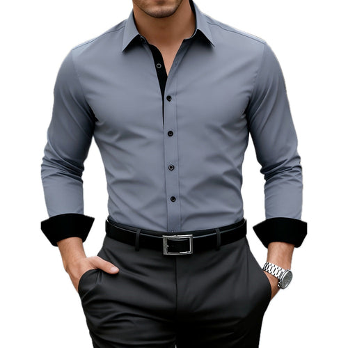 Rory Ellis Color-Block Shirt - Grey - view 1