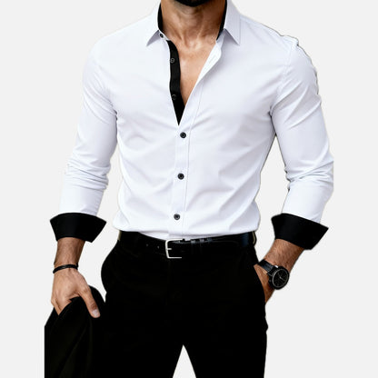 Rory Ellis Color-Block Shirt - White - view 1