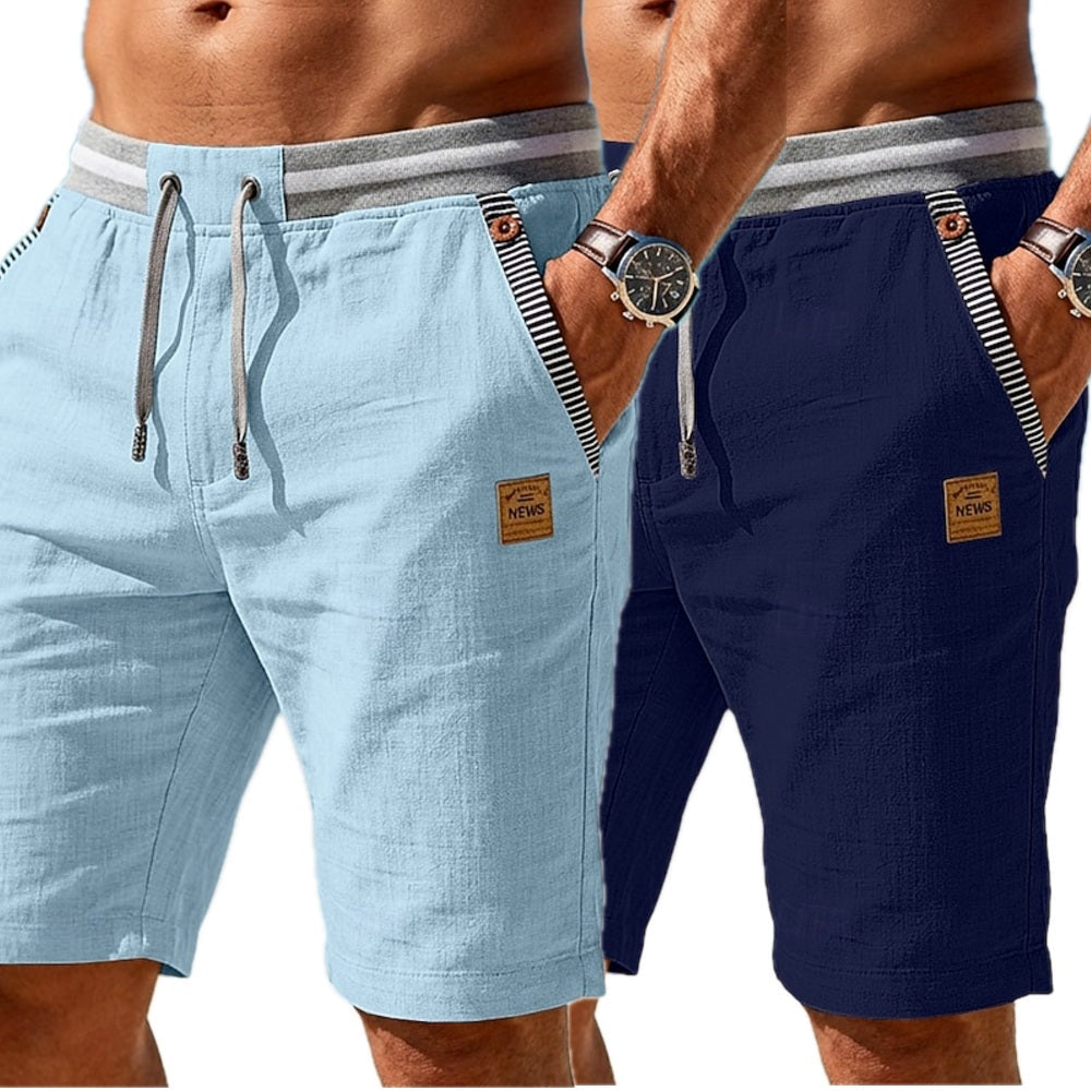 Russell Ansel Ford Shorts - Blue - view 2