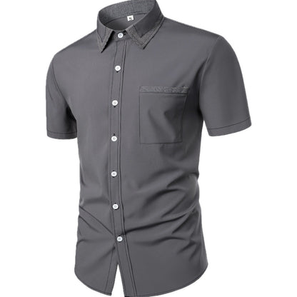 Sawyer Blake Collared Shirt - Grey - view 1