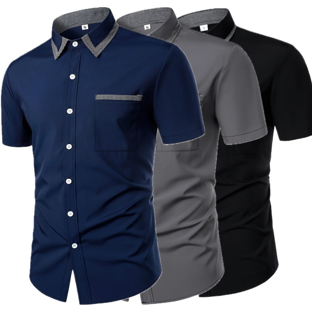 Sawyer Blake Collared Shirt - Navy - view 2