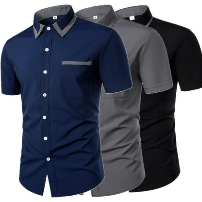 Sawyer Blake Collared Shirt - Navy - view 2