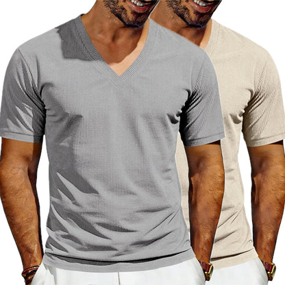 Sawyer Cole Textured Tee - Grey - view 2