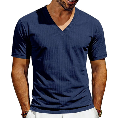 Sawyer Cole Textured Tee - Navy - view 1