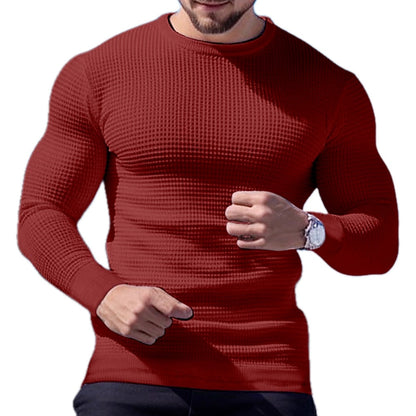 Sawyer Grant Crew-Neck Tee - Burgundy - view 1
